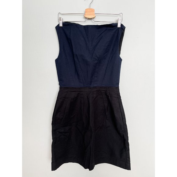 GAP black and navy cocktail dress with boat neck - Picture 1 of 7